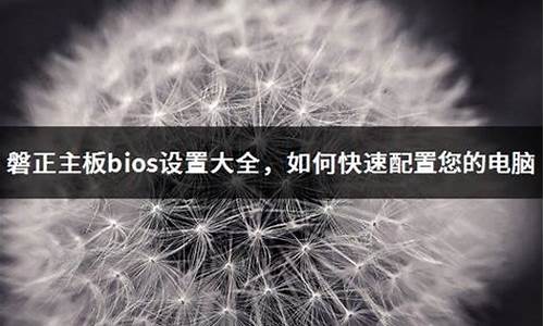 磐正主板bios设置_磐正主板bios设置中文图解