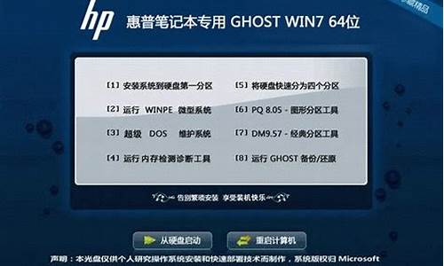 惠普win7纯净系统盘_hp装机win7纯净版