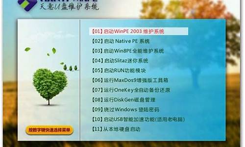 天意u盘维护系统6.0_天意u盘维护系统装win7